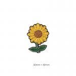Sunflower Silk Artistry - Hand-Embroidery Brooch | Customizable Blooms | Everyday Radiance for sale