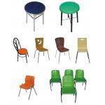 fiberglass chairs and stools for sale