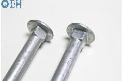 China Hexagon Cup Head Bolt Long Square Neck Gal With ISO4032 HDG Finish supplier