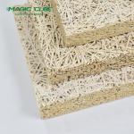 Noise Cancelling Fireproof Wood Fiber Cement Panel Hexagon Wool Wood Panel For Ceilings for sale