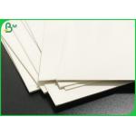 C1S One Side Glossy White Cardboard 1mm 1.5mm Duplex Board White Back Sheets for sale
