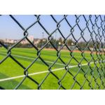 Vinyl Coated 50mm×50mm Chain Metal Fence Link Fabric Security for sale