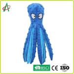 32cm*8cm Indestructible Pet Plush Toy Chew Proof Embroidered Eyes