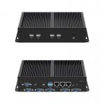 Industrial PC With Intel Celeron J6412 16GB RAM Three Ethernet And Fanless Cooling for sale