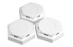 China 3cm Small Plug In Night Lights 1W Splicing Touch LED Hexagonal Night Light supplier