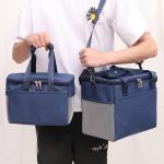 Multi Size Camping Insulated Tote Lunch Bag Box With Shoulder Strap Waterproof Oxford Cloth for sale