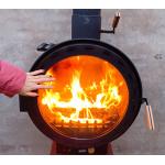 Customized Indoor Wood Burning Fireplace Suspended Hanging Fireplace Minimalistic