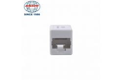 China Small Rj45 Inline Keystone Coupler Cat5e Cat6 Cat6A Utp supplier