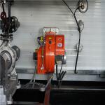 Double Heating Asphalt Melting Machine , Labor Saving Drummed Asphalt Melter