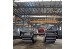 China Customized Floating Amphibious Pontoon For Excavator Cat 320 SY215 PC200 Chassis supplier