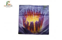China Various Styles Smooth Custom Printed Clothing Purple Throw Pillow Covers 3D Printing supplier