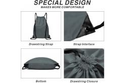 China Sports Gym Shockproof Drawstring Bag Backpack Water Resistant With Zipper supplier