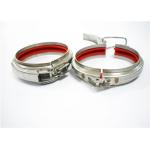 Custom Dimension Quick Release Pipe Clamp Connect Ordinary Duct Deep Drawing for sale