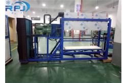 China Commercial Round Block Ice Machine 3 Tons Capacity Aliminium Plate Ice Moulds Material supplier