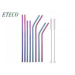 Tumblers Stainless Steel Drinking Straws FDA Approved Elegant Appearance for sale