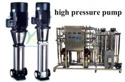 China High Pressure Pure Water Pump Reverse Osmosis System With SS304/SS316 Material supplier