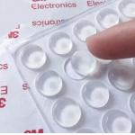 Non Slip Shockproof Silicone Feet With 3M Adhesive Backing