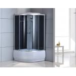 Grey Glass Wet Room Shower Enclosure 39''x39''x85'' for sale