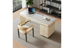 China Marbre Office Furniture L Shaped Executive Office Table for Commercial Furniture supplier