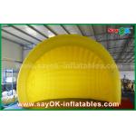Family Air Tent Yellow Helmet Inflatable Air Tent Inflatable Igloo Tent Dome For Event / Party for sale