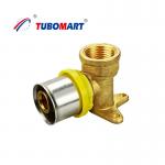 Brass Press to Connect Pex Fittings Corrosion Resistant Easy Connection ISO Certified for sale