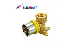 China Commercial Brass Pex Tube Connectors 16mm - 32mm Pex Tubing Compression Fittings supplier
