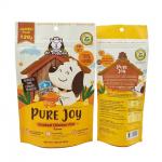 Customized Heat Sealable Kraft Paper Pouches for Edible Products Resealable Zipper Stand Up Pouches for Pet Food Bag for sale