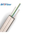 Indoor Singlemode Fiber Optic Cable FTTH 1 2 4 Cores KFRP Strength Member Material for sale