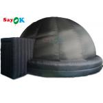 Portable Black Inflatable Planetarium Dome Tent Blow Up Projection Tent for sale