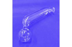 China 100mL Quartz Glass Liposuction Bottle Lab Glassware Fat Extraction Flask supplier