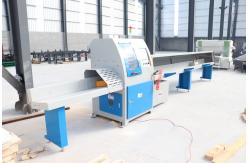 China Wood Pallet Machine Automatic Plank Cut off Saw Machine Siemens PLC Touching Screen supplier