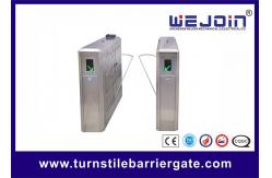 China Intelligent access high speed retractable flap turnstile barrier gate supplier