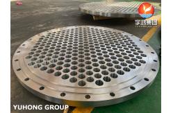 China ASTM A266 Gr.3N Carbon Steel Tubesheet For Heat Exchanger / Pressure Vessel supplier
