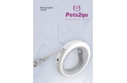 China 3m Hands Free Polyester Retractable Pet Leash supplier