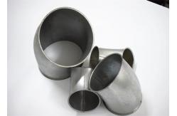 China 140mm Galvanized Steel 90 Degree Seam Weld Dust Extraction Pipe Pressed Elbow supplier