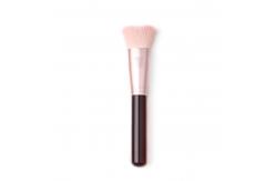 China Flower Plastic Handle 1pc Individual Makeup Brushes supplier