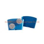Rigid HTC Diamond Tooling Double Buttons Segment For HTC Floor Grinder for sale
