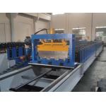 Composite Deck Floor Roll Forming Machine  0.8mm-1.5mm 2 Inches With Embossing Ribs for sale