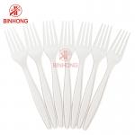 Environmentally Degradable 16cm Disposable Wooden Fork for sale