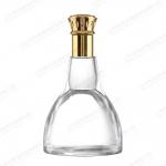 China 750ml Clear Glass Bottle for Brandy Gin Rum Tequila Vodka Healthy Lead-free Material manufacturer