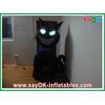1m - 4m Inflatable Halloween Cat With Led-Lighting Bouncers Rentals for sale