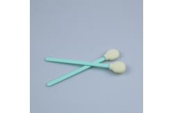 China Round Foam Head Solvent Gun Cleaning Cotton Swabs For Printer Head Clean supplier