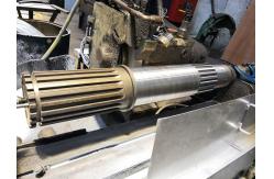 China Carburizing Straight Spline Gear Shaft 20Cr2Ni4 10mm Spline Width supplier