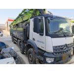 Used 2021 Concrete Pump Truck With 56M Maximum Cloth Depth And Automatic Transmission Meeting National V Emission Standard for sale
