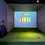 Golf Simulator Indoor Golf Screen Interactive Projection Ar Golf Sport Simulator for sale