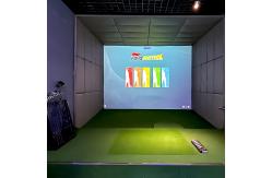 China 3d Projection Indoor Infrared Induction Golf Simulation Trainer Golf Simulator supplier