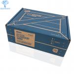 CMYK Painting Collapsible Reusable Shipping Boxes 26cm×15cm×6cm Corrugated Shoe Boxes for sale