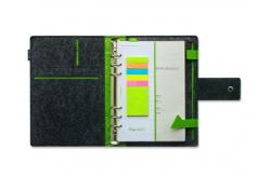 China A5/A6 Felt Notebook 6 Round Ring Design With Soft Wool Felt Craftsmanship supplier