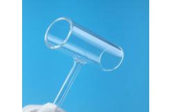 China Wholesale Clear Quartz Glass Tee Pipe supplier