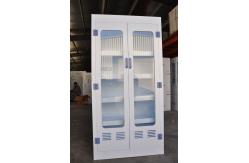 China PP Lab Furniture Double Doors Medical Storage Cabinet Polypropylene Medicine Cupboard supplier